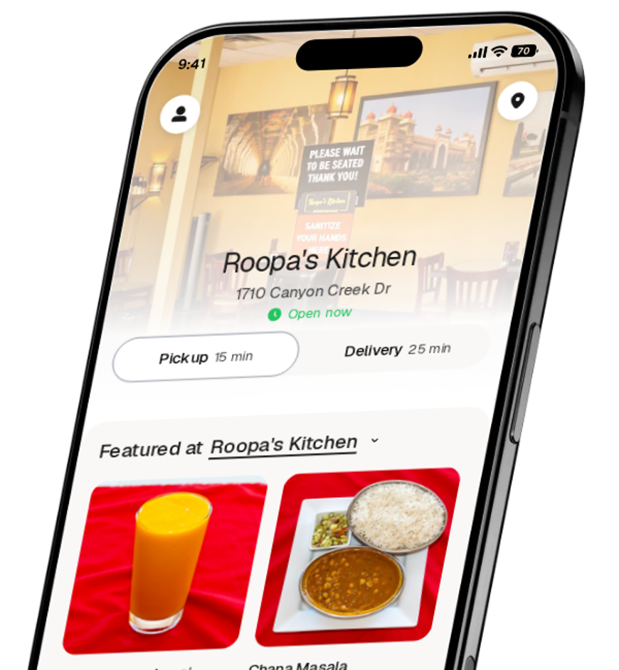 Roopa's Kitchen app preview
